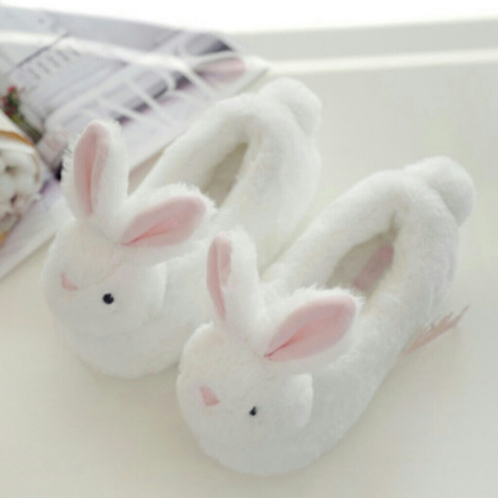 🌼🐰CHILDREN'S FAUX FUR RABBIT SLIPPERS🐰🌼